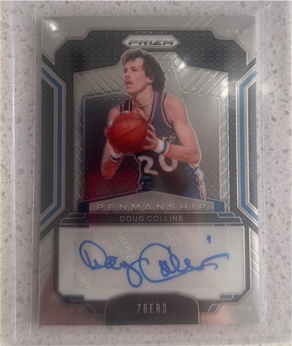 2024-25 Panini Prizm Penmanship #PNM-DGC Doug Collins — front