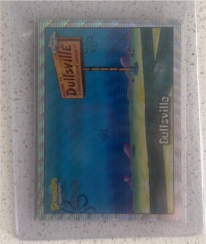 2025 Topps Chrome SpongeBob #110 Dullsville — front