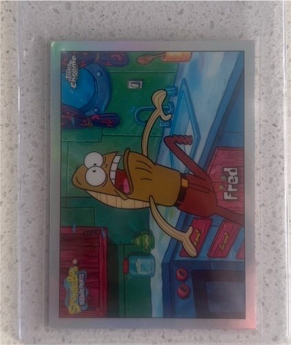 2025 Topps Chrome SpongeBob #33 Fred — front