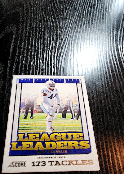 2025 Score League Leaders #LL-CHR Chris Franklin — front