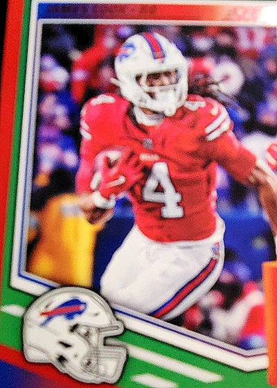 2025 Panini Score #124 James Cook — front