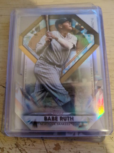 2022 Topps #DGDC-19 Babe Ruth Diamond Greats Die Cuts — front