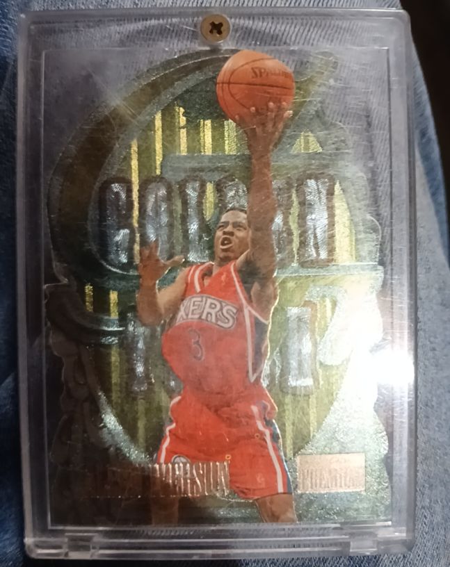 1996-97 SkyBox Premium #4 Allen Iverson Golden Touch — front