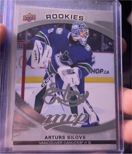 2023-24 Upper Deck MVP # Arturs Silovs — front