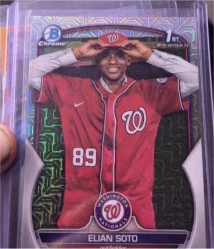 2023 Bowman Chrome 1st Prospects Mojo Refractor #BCP-177 Elian Soto — front