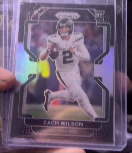 2021 Panini Chronicles Prizm Black #PB-2 Zach Wilson — front