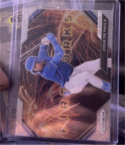2024 Panini Prizm Fireworks #10 Josue De Paula — front