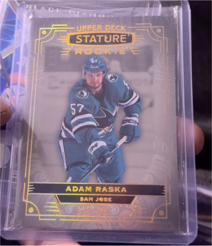 2022-23 Upper Deck Stature Rookie #191 Adam Raska — front