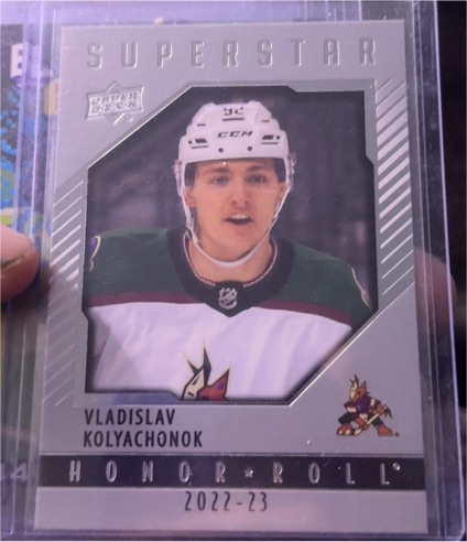 2022-23 Upper Deck Series 2 Superstar Honor Roll #HR88 Vladislav Kolyachonok — front