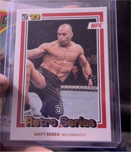 2023 Donruss UFC #3 Matt Serra Retro Series — front
