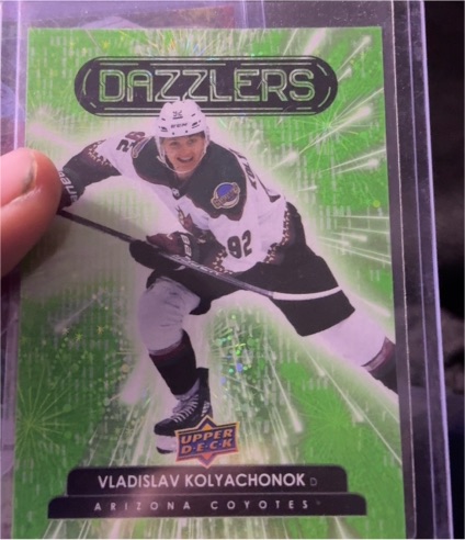 2022-23 Upper Deck Series 2 Dazzlers #DZ-54 Vladislav Kolyachonok — front