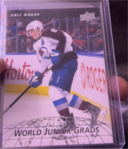 2022-23 Upper Deck World Junior Grads #WG-17 Cale Makar — front