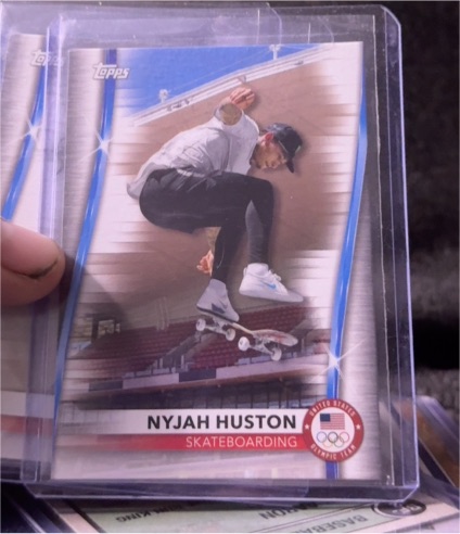 2021 Topps U.S. Olympic & Paralympic Team #1 Nyjah Huston — front
