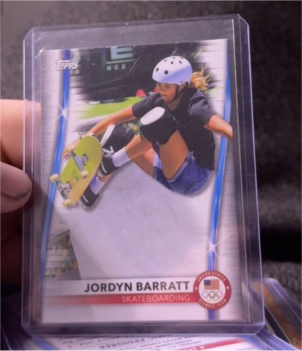 2020 Topps Team USA Olympics #58 Jordyn Barratt — front