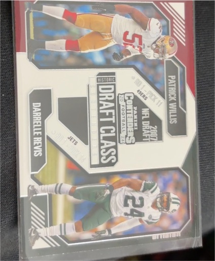 2024 Panini Contenders Historic Draft Class Contenders #23 Patrick Willis / Darrelle Revis — front