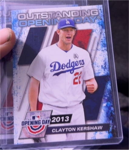 2021 Topps Opening Day #OOD-9 Clayton Kershaw — front