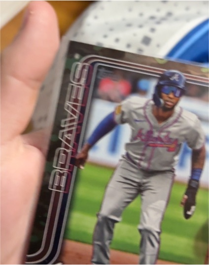 2025 Topps Chrome #206 Ozzie Albies — front