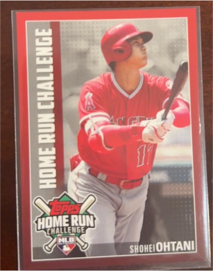 2019 Topps Home Run Challenge #HRC-18 Shohei Ohtani — front