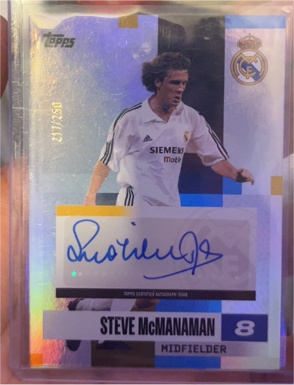 2024 Topps Real Madrid #8 Steve McManaman — front