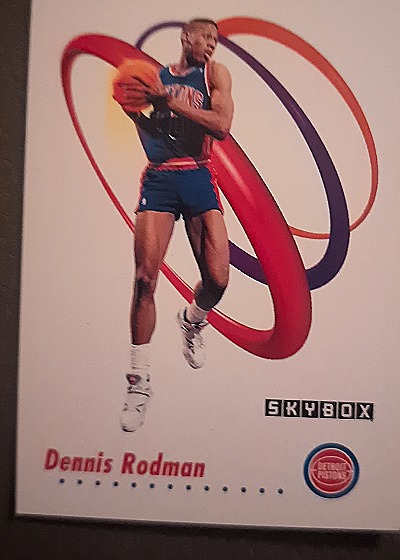 1991-92 Skybox #86 Dennis Rodman — front