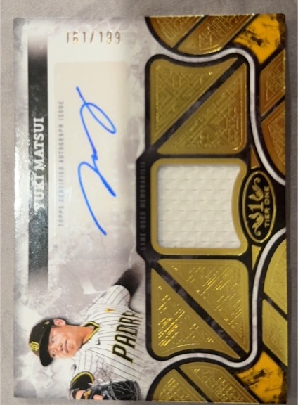 2025 Topps Tier One #AT1R-YM Yuki Matsui — front