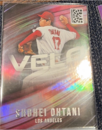 2022 Panini Capstone Velo #V-14 Shohei Ohtani — front