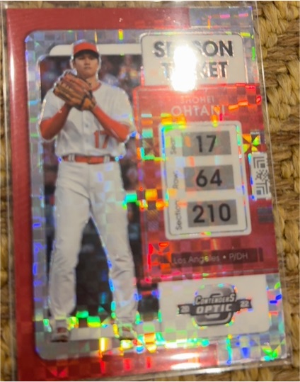 2022 Panini Chronicles Contenders Optic #4 Shohei Ohtani — front