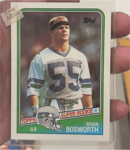 1988 Topps #144 Brian Bosworth — front