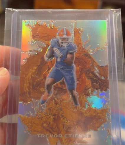 2024 Panini National Silver Pack Prizm #Trevor Etienne — front
