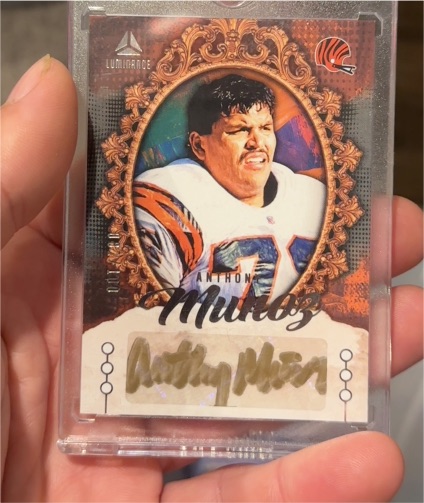 2025 Panini Luminance Portrait Signatures #PSI-AMU Anthony Munoz — front
