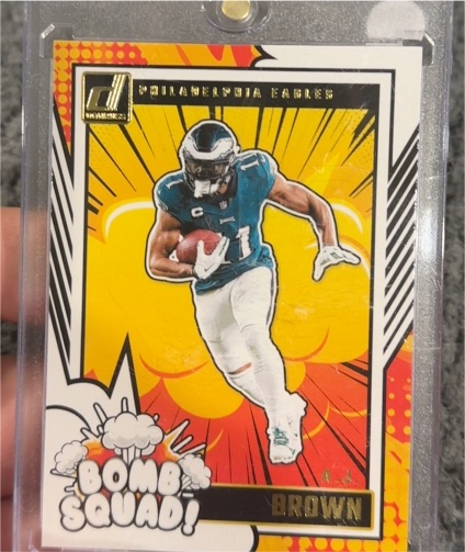 2024 Donruss #4 A.J. Brown Bomb Squad — front