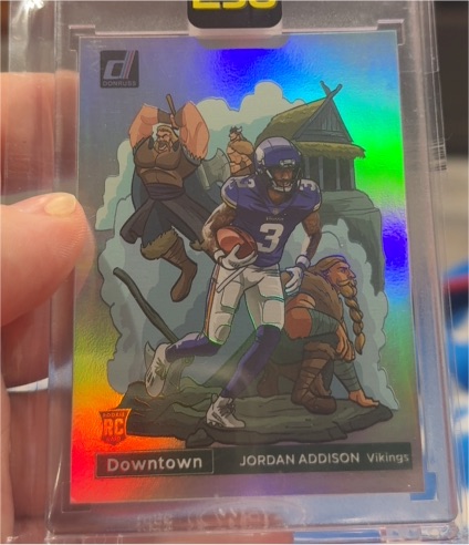 2023 Panini Donruss Downtown! #D-18 Jordan Addison — front