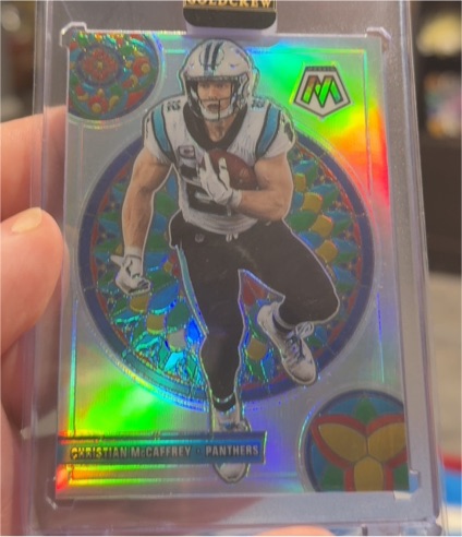2021 Panini Mosaic #GM-9 Christian McCaffrey — front