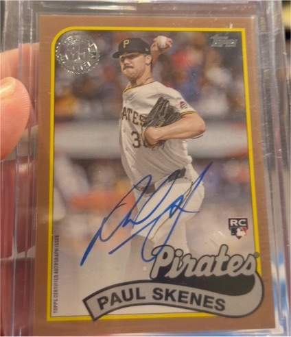 2024 Topps Update #89BA-PS Paul Skenes — front