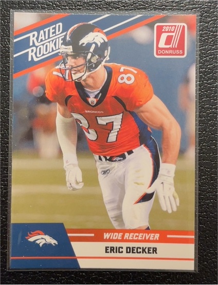 2010 Donruss Rated Rookie #38 Eric Decker — front