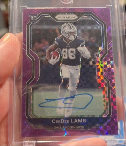 2020 Panini Prizm #334 CeeDee Lamb — front