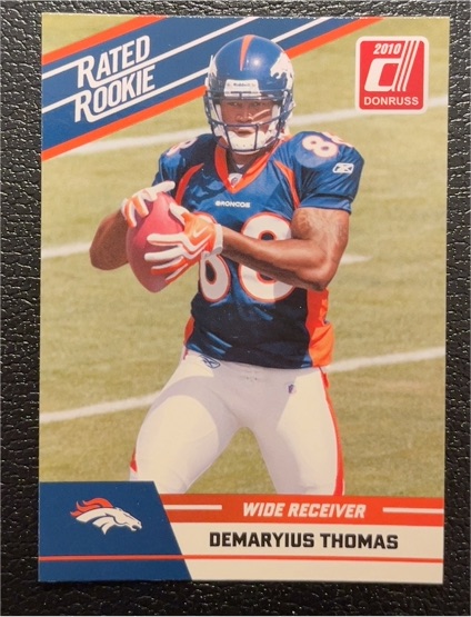 2010 Donruss #27 Demaryius Thomas — front