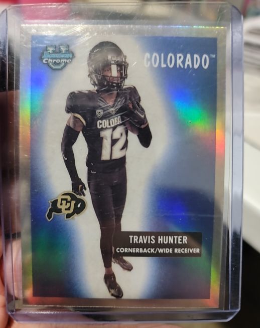 2023 Bowman Chrome University 1955 Bowman #55BF-10 Travis Hunter — front
