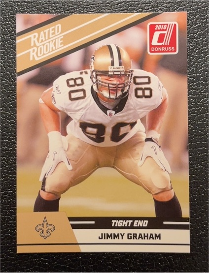 2010 Donruss Rated Rookies #52 Jimmy Graham — front