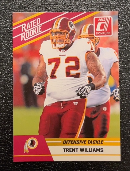 2010 Donruss Rated Rookie #99 Trent Williams — front