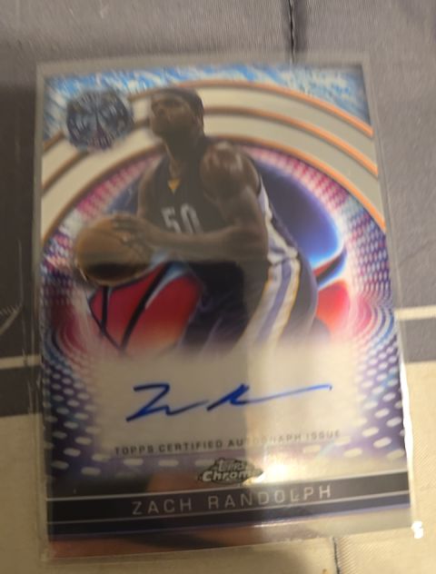 2025 Topps Chrome Certified Autographs #TCAI-ZR Zach Randolph — front