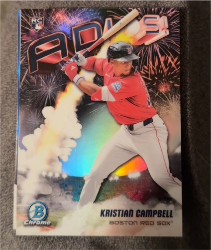 2025 Bowman Chrome Adios #AD-8 Kristian Campbell — front