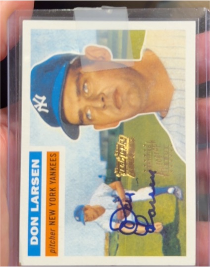 1956 Topps #332 Don Larsen — front