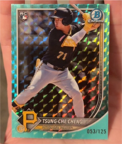 2025 Bowman Chrome #86 Tsung-Che Cheng — front