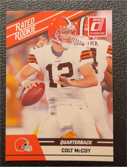 2010 Donruss Rated Rookie #19 Colt McCoy — front