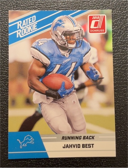 2010 Donruss Rated Rookies #44 Jahvid Best — front
