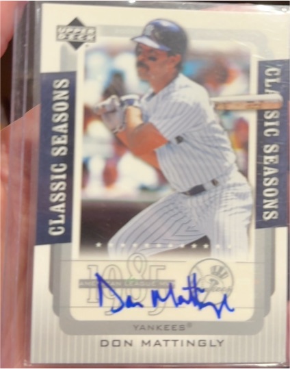 1994 Upper Deck Classic Seasons #108 Don Mattingly — front
