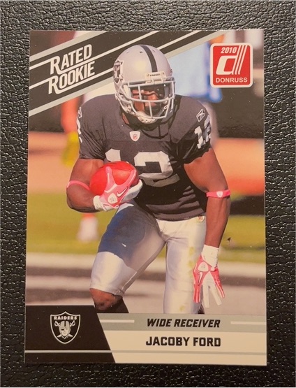 2010 Donruss Rated Rookie Jacoby Ford — front