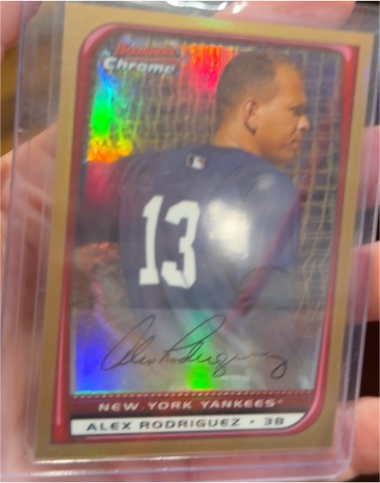2008 Bowman Chrome #96 Alex Rodriguez — front