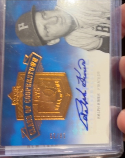 2005 Upper Deck Hall of Fame Class of Cooperstown #CC-RK1 Ralph Kiner — front